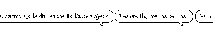 Allo t'as pas de shampoing Font LOWERCASE