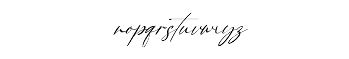 Alloystan Italic Font LOWERCASE