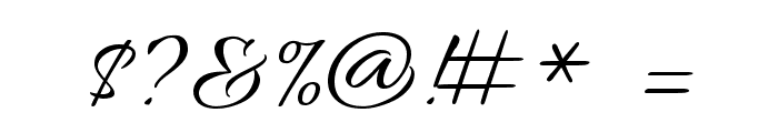 Allura Regular Font OTHER CHARS