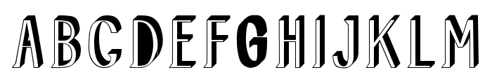 Allusion Shadow Font LOWERCASE