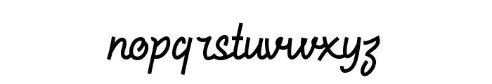 Allysia Font LOWERCASE