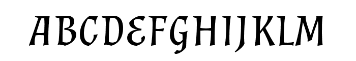 Almendra SC Italic Font LOWERCASE
