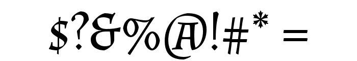 Almendra SC Regular Font OTHER CHARS
