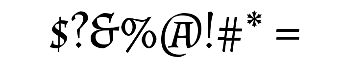 Almendra SC Font OTHER CHARS