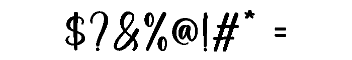 Almond Butter Font OTHER CHARS