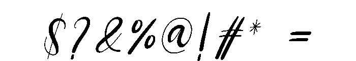 Almond Cake Font OTHER CHARS