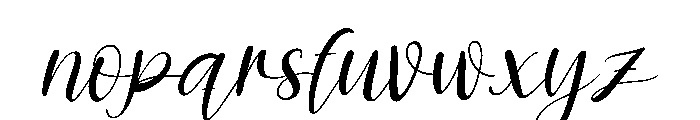 Almond Cake Font LOWERCASE