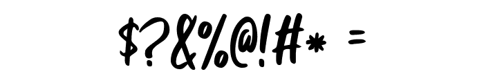 Almond Crumble Font OTHER CHARS