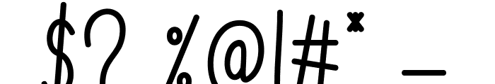 Almond Latte Font OTHER CHARS
