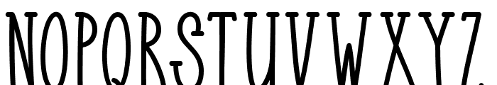 Almond Latte Font UPPERCASE