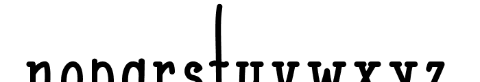 Almond Latte Font LOWERCASE