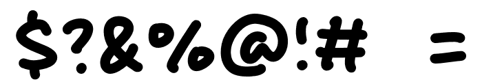 Almond Milky Font OTHER CHARS