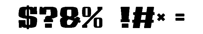 Almond Powder Font OTHER CHARS