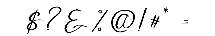 Almond Font OTHER CHARS