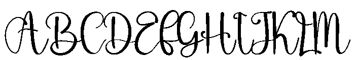 Almond1 Font UPPERCASE