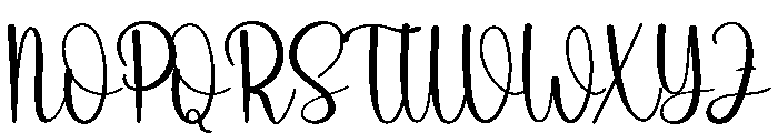 Almond1 Font UPPERCASE