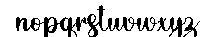 Almond1 Font LOWERCASE