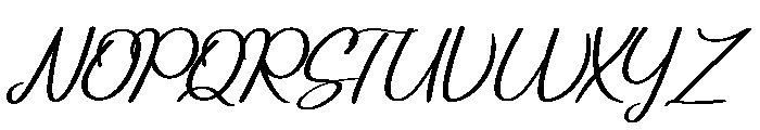 Almond Font UPPERCASE