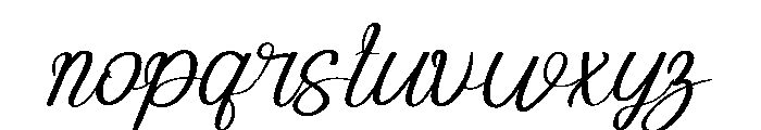 Almond Font LOWERCASE
