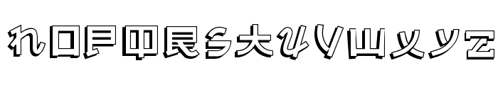 Almost Japanese Comic Font UPPERCASE