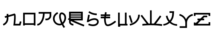 Almost Japanese Font LOWERCASE