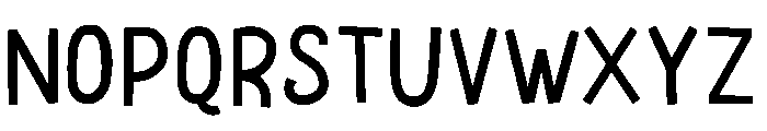 AlmostBold Font UPPERCASE