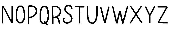AlmostMedium Font UPPERCASE