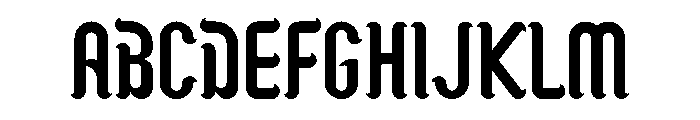 Alodiya Font UPPERCASE