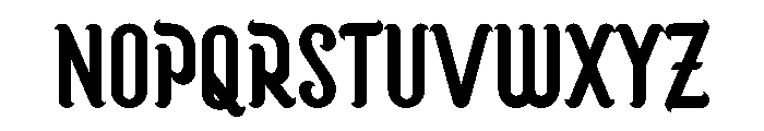 Alodiya Font UPPERCASE