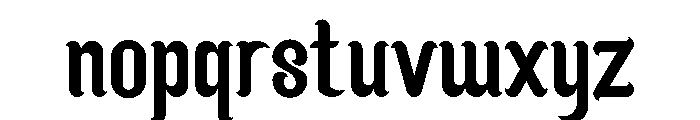 Alodiya Font LOWERCASE