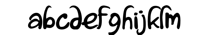 Alohay Regular Regular Font LOWERCASE