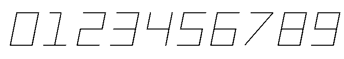 Alpha Prota Italic Font OTHER CHARS