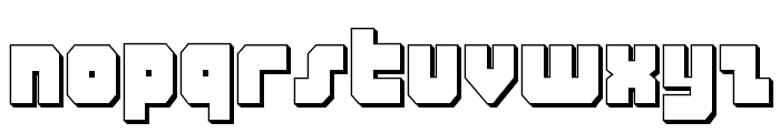 Alpha Taurus 3D Font LOWERCASE