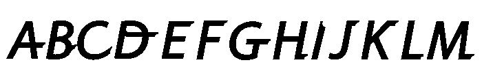 Alpha crisp Font UPPERCASE