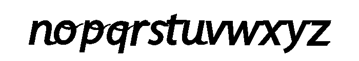 Alpha crisp Font LOWERCASE