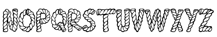 AlphaRope Font UPPERCASE