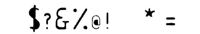 AlphaRuler-Bold Font OTHER CHARS
