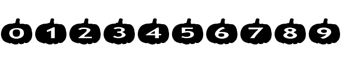 AlphaShapes pumpkins Font OTHER CHARS