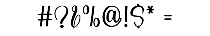 Alphabet Elisabeth Font OTHER CHARS