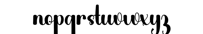 Alphabet Elisabeth Font LOWERCASE