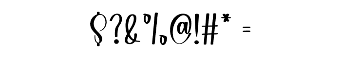 Alphabet Handmade Font OTHER CHARS