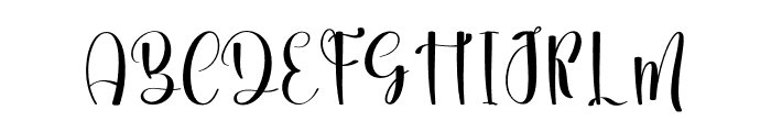 Alphabet Handmade Font UPPERCASE