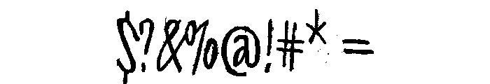 Alphabet Minus Eighty Dirty Font OTHER CHARS