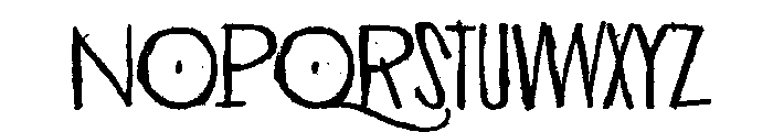 Alphabet Minus Eighty Font UPPERCASE