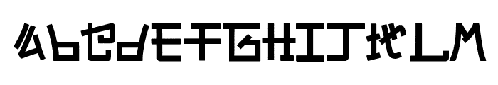 Alphabet SNK by PMPEPS Font LOWERCASE