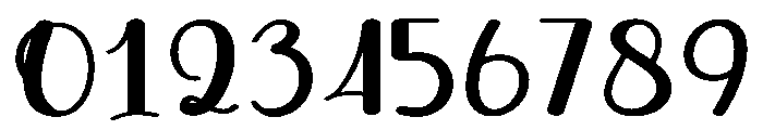Alphabet Signature Font OTHER CHARS
