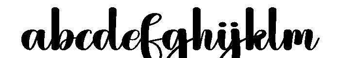 Alphabet Signature FONT