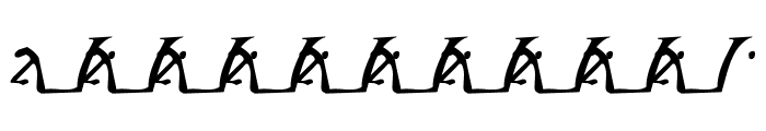 Alphabet-of-the-Magi Font OTHER CHARS