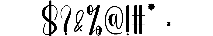 Alphabet1 Font OTHER CHARS