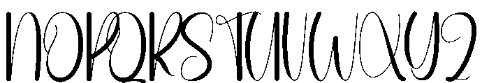 Alphabet1 Font UPPERCASE